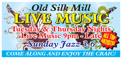 Silk Mill Pub Live Music banner